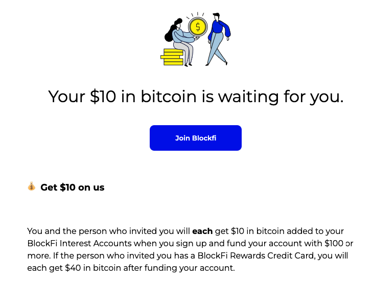 Bitcoin Bonus Blockfi