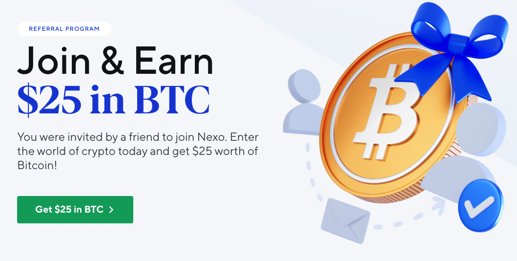 Bonus εγγραφής στο NEXO